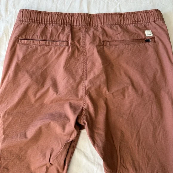 Vuori Rust Ripstop Jogger Pants XL Men’s Elastic Waist Drawstring Travel Outdoor - Picture 4 of 14